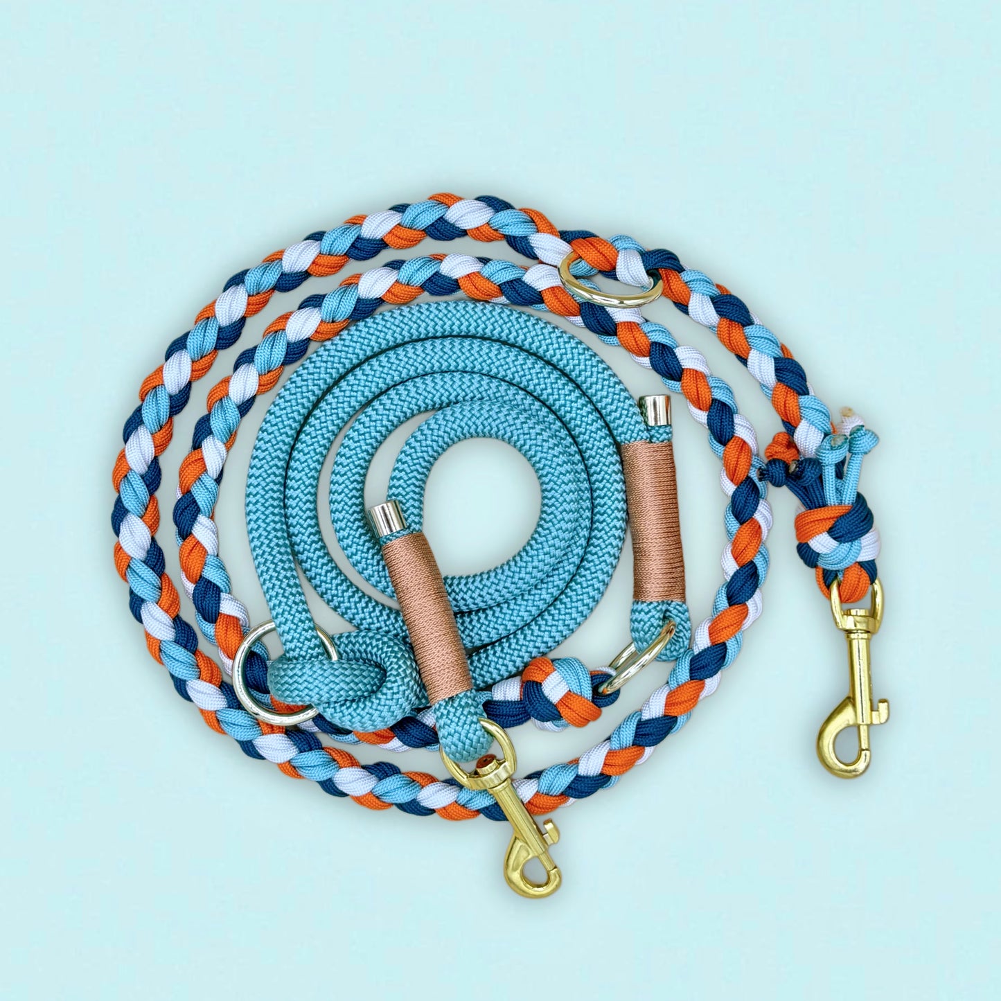 Correa trenzada de paracord de 4 hebras