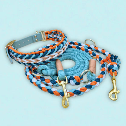 Collar Lieblings Wutz X Paracord, correa trenzada de 4 hebras.