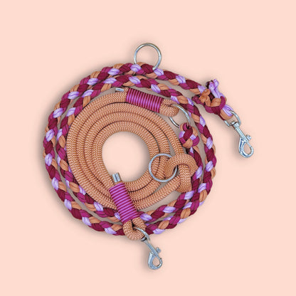 Correa trenzada de paracord de 4 hebras