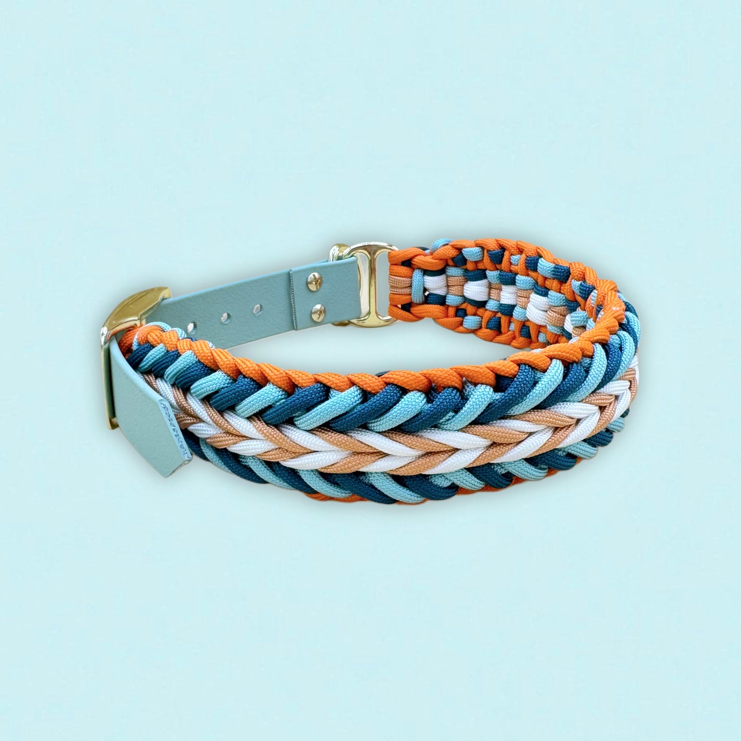 Collar Lieblings Wutz X Paracord, correa trenzada de 4 hebras.