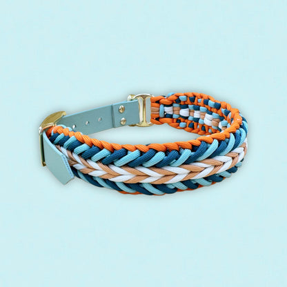 Collar Lieblings Wutz X Paracord, correa trenzada de 4 hebras.