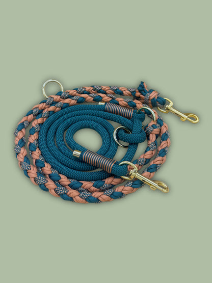 Collar KBK Bar con correa trenzada de paracord de 4 hebras.