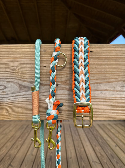 Collar Lieblings Wutz X Paracord, correa trenzada de 4 hebras.